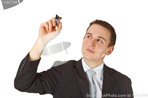 Image of Businessman with marker