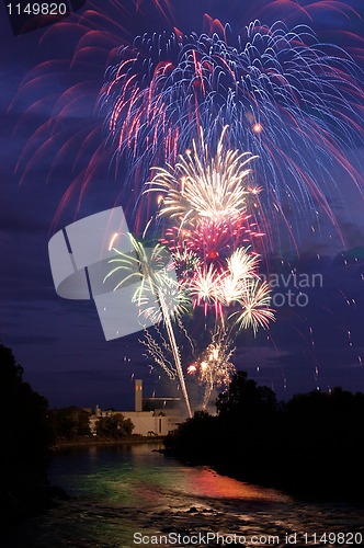 Image of Fireworks in Steinkjer