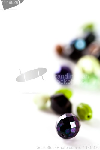 Image of colorful glass beads