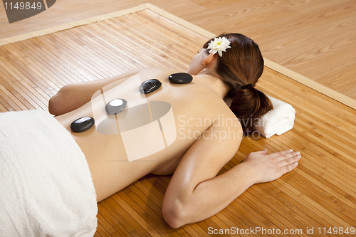 Image of Girl getting a spa treatment