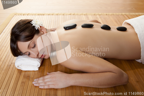 Image of Girl getting a spa treatment