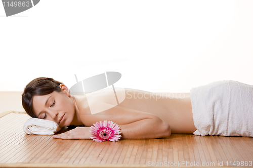 Image of Girl on a Spa