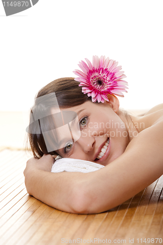 Image of Girl on a Spa