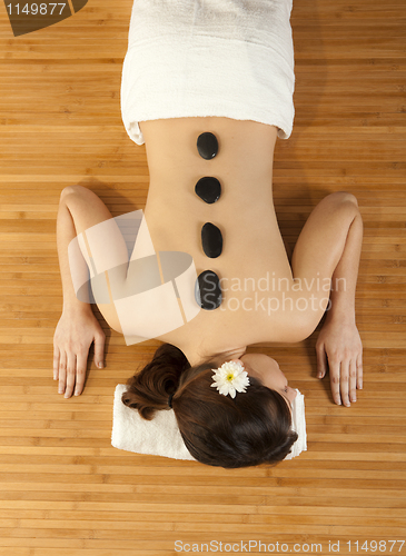 Image of Girl getting a spa treatment