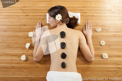 Image of Girl getting a spa treatment