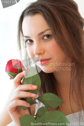 Image of girl in the bed