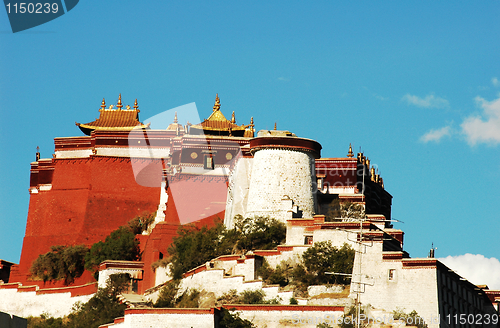 Image of Potala Palace in Lhasa Tibet