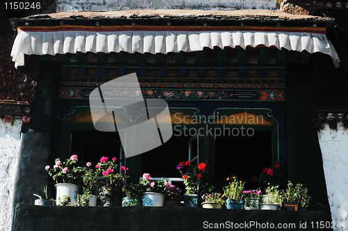 Image of Tibetan window