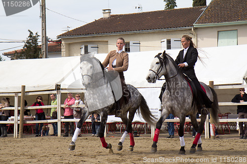 Image of Two female riders