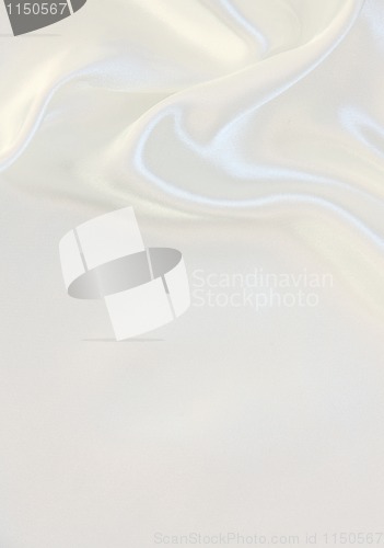 Image of Smooth elegant white silk as wedding background 