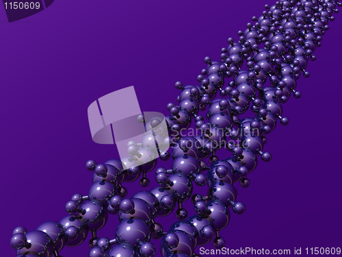 Image of molecule abstract