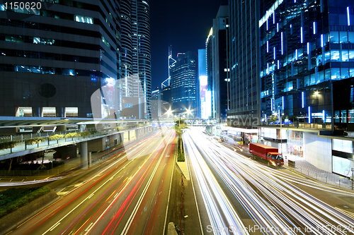 Image of traffic night