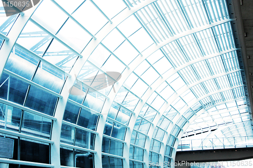 Image of hall at airport in Hong Kong 