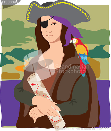 Image of Mona Lisa Pirate