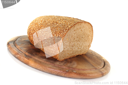 Image of Bread on a wooden board