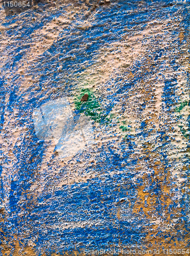 Image of blue paint background