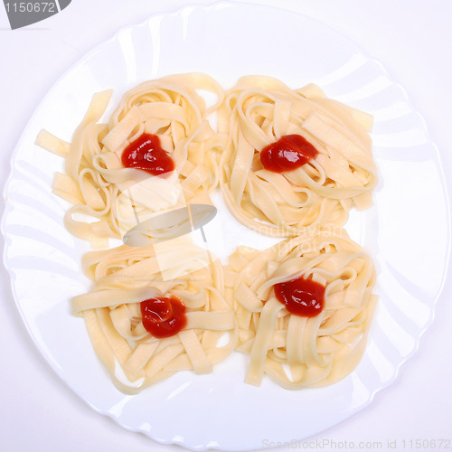 Image of Tagliatelle whit tomato sauce 