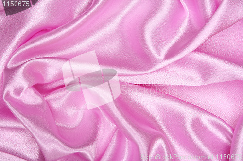 Image of Smooth elegant pink silk as background 