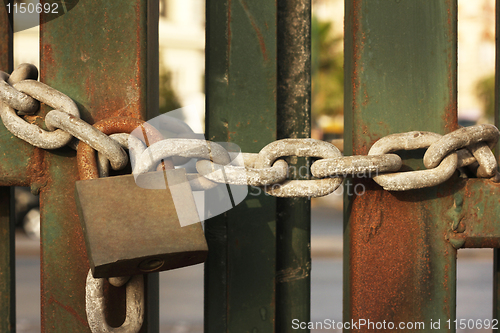 Image of Locked gate