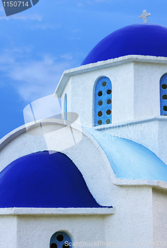 Image of Greek church in Ikaria island