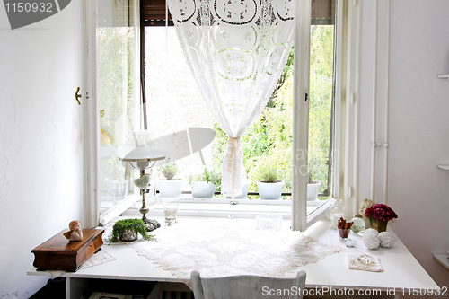Image of White table