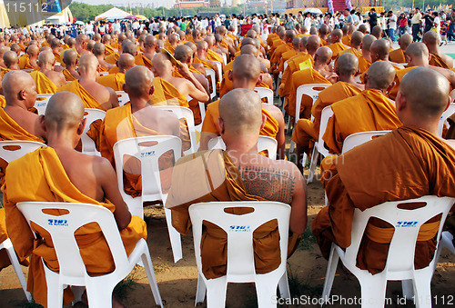 Image of Monks in Thailand