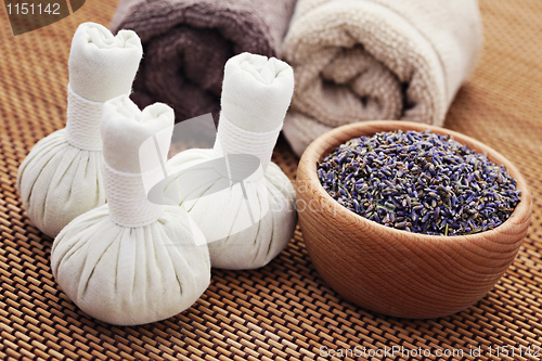 Image of lavender massage stamps