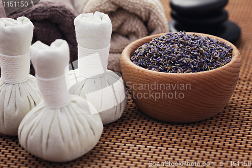 Image of lavender massage stamps