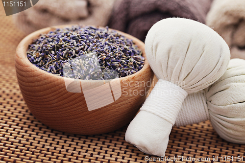 Image of lavender massage stamps