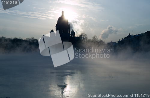 Image of Winter on Niva river