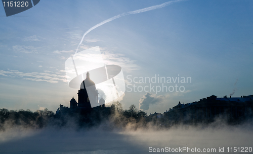 Image of Winter on Niva river