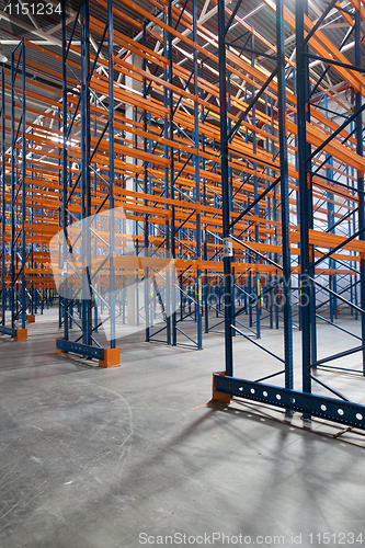 Image of Interior of a modern warehouse