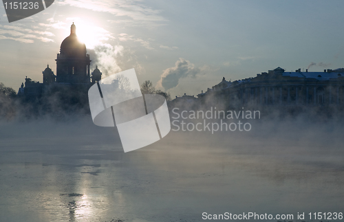 Image of Winter on Niva river