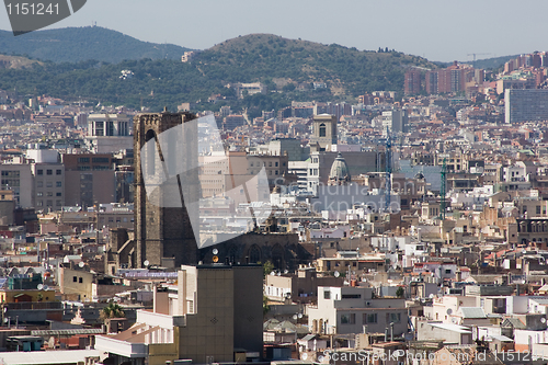 Image of Barcelona cityscape. 