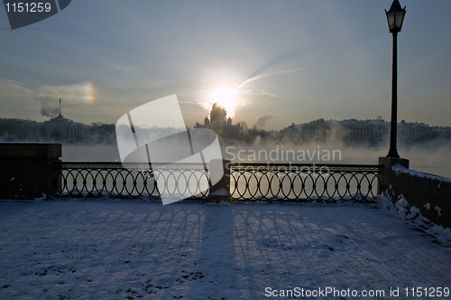 Image of Winter on Niva river