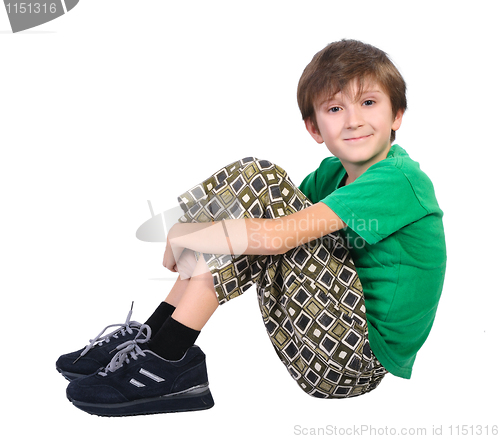 Image of Sitting Boy