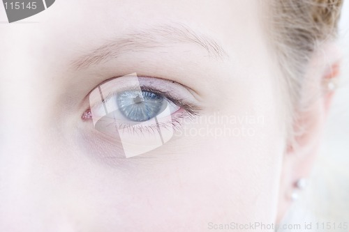 Image of Blue eyed girl