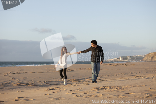 Image of Love and affection between a young couple