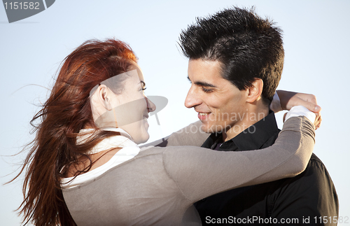 Image of Love and affection between a young couple