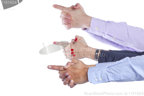 Image of Hands pointing