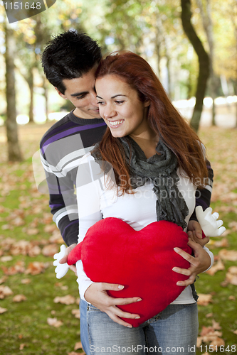 Image of Love and affection between a young couple