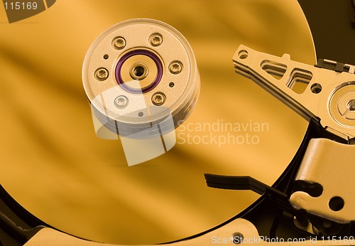 Image of Hard drive gold