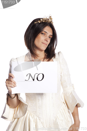 Image of Bride saying NO to marriage
