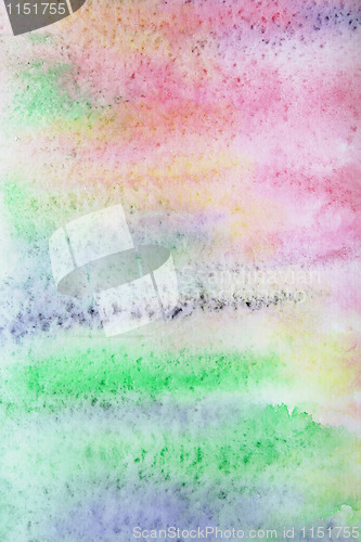 Image of Abstract watercolor background on paper texture 