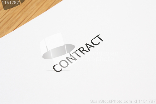 Image of contract