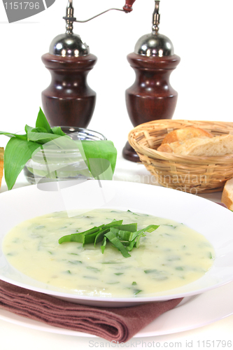 Image of Wild garlic soup
