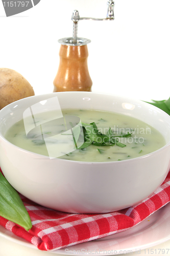 Image of Wild garlic soup