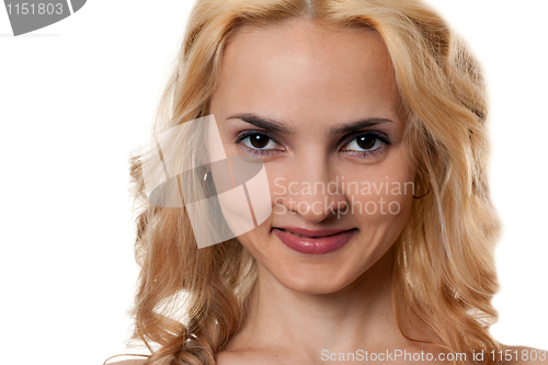 Image of portrait of a beautiful blonde