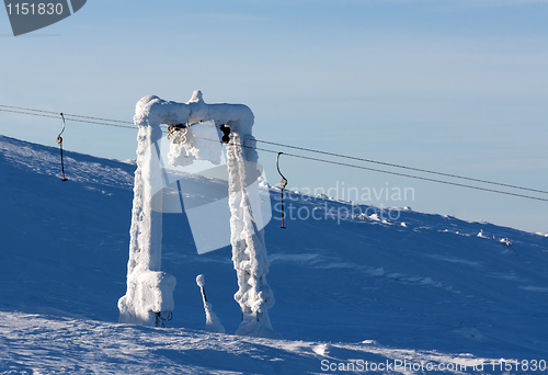 Image of support the ski lift