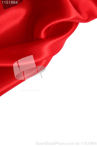 Image of Smooth Red Silk 